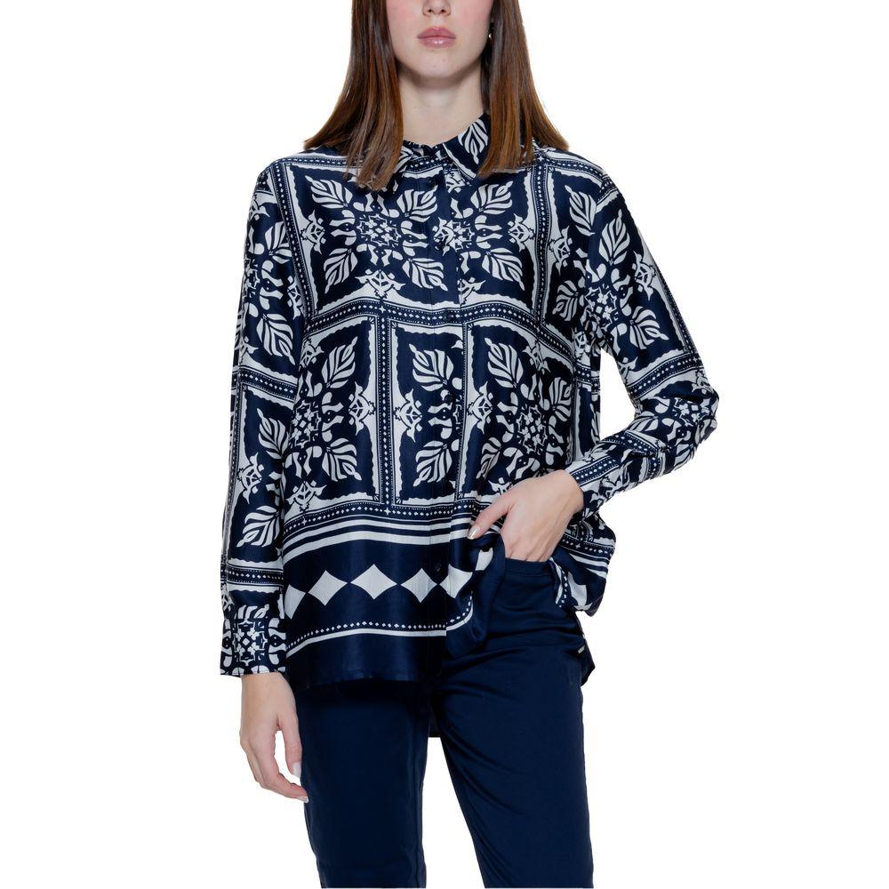 Street One Blue Viscose Sweater - Arichezz.store