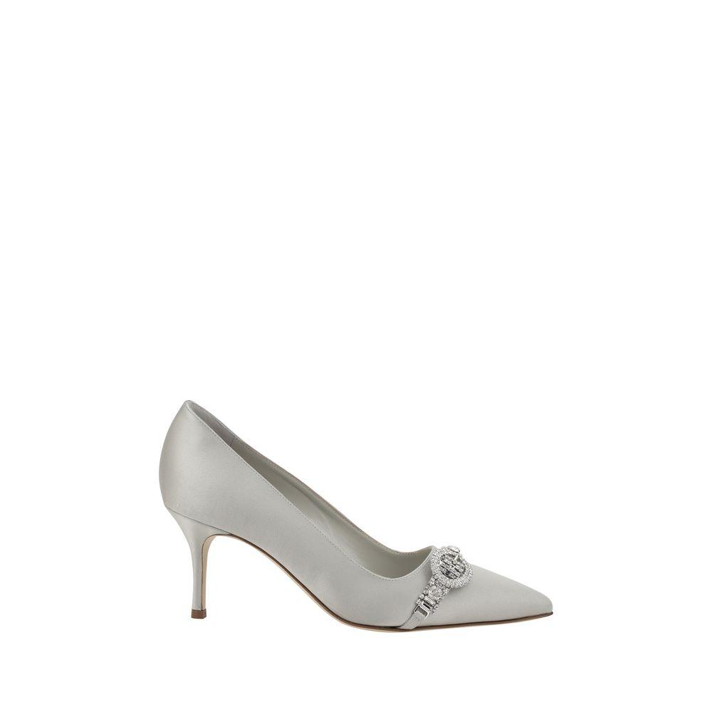 Manolo Blahnik Asapump Satin Pumps - Arichezz.store