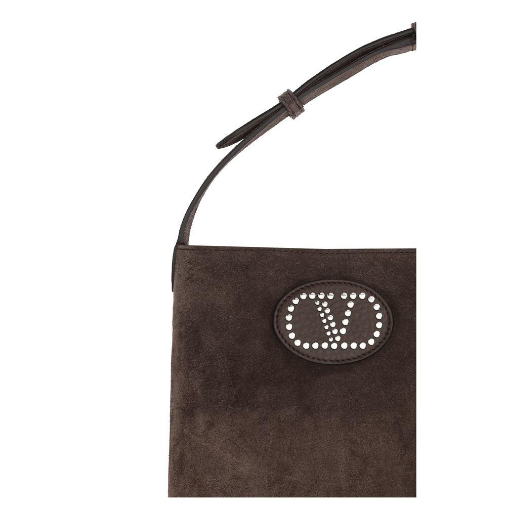 Valentino Garavani Suede Shoulder Bag - Arichezz.store