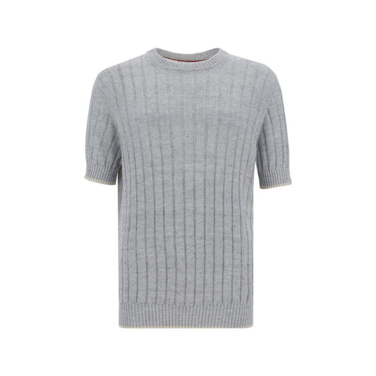 Brunello Cucinelli Ribbed T-Shirt - Arichezz.store