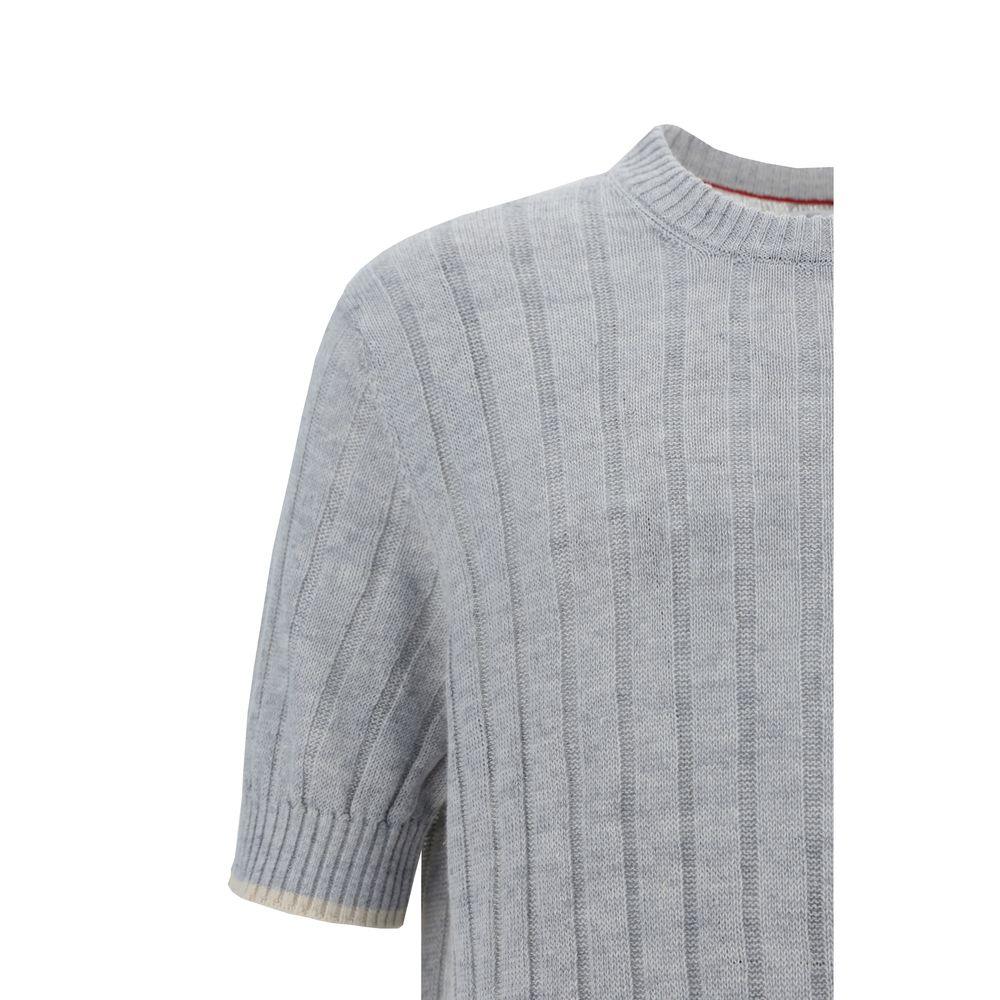 Brunello Cucinelli Ribbed T-Shirt - Arichezz.store