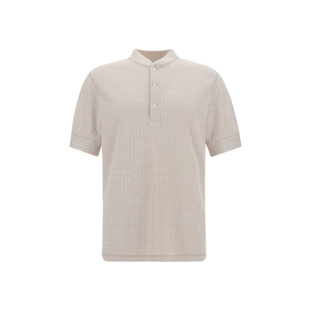 Brunello Cucinelli Linen Polo Shirt - Arichezz.store