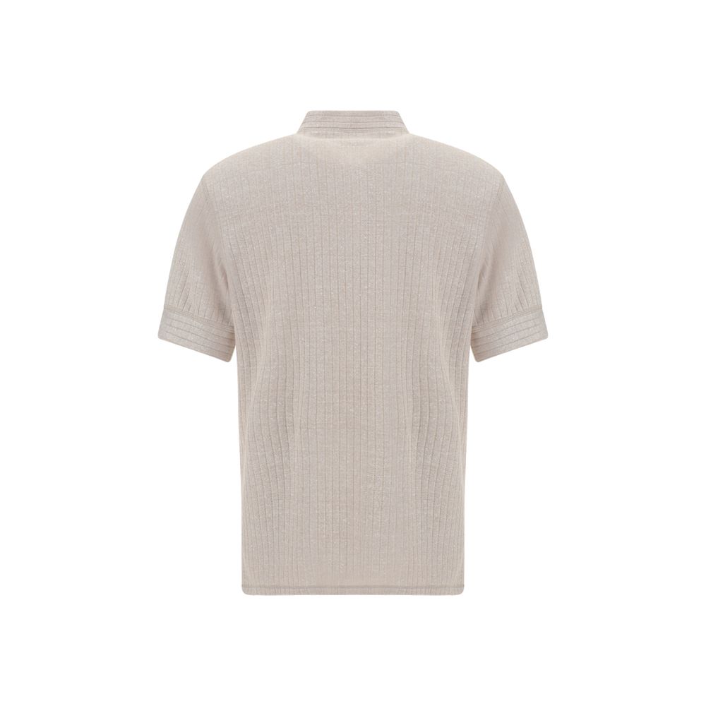 Brunello Cucinelli Linen Polo Shirt - Arichezz.store