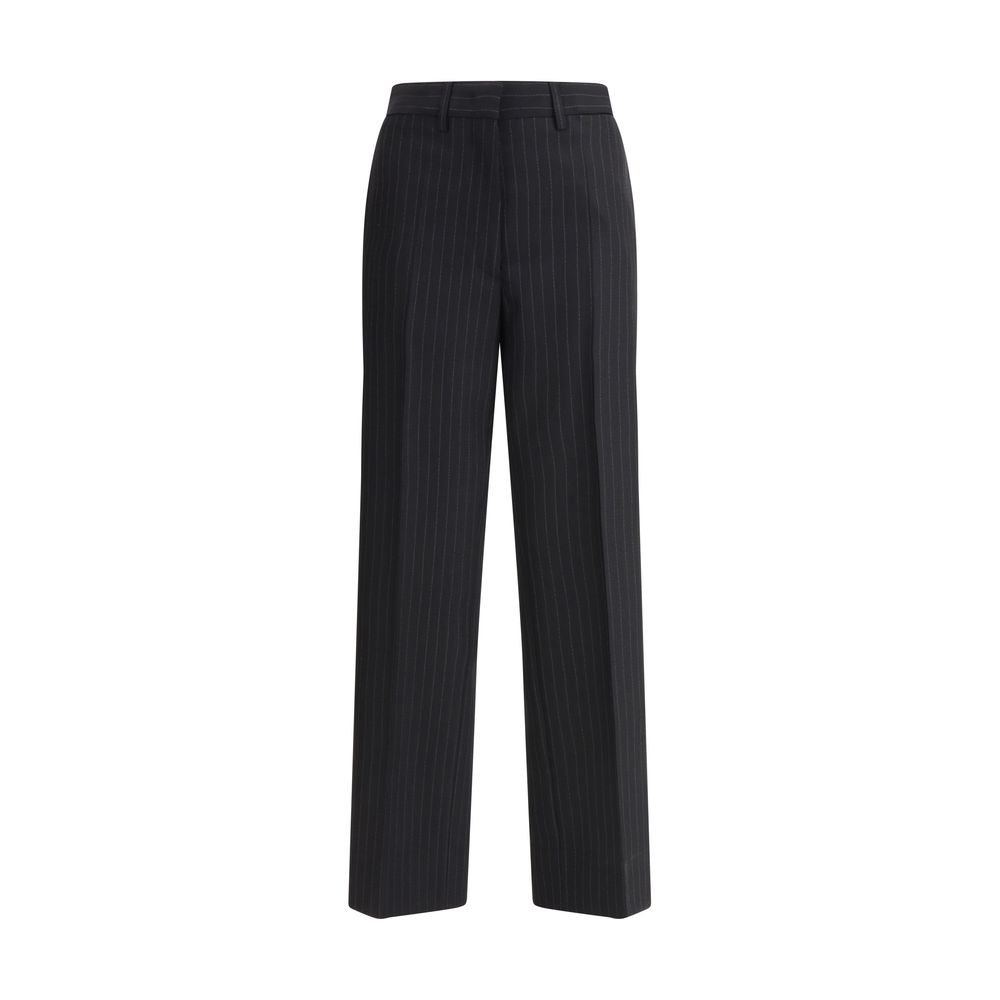 Miu Miu Striped Tailored Trousers - Arichezz.store