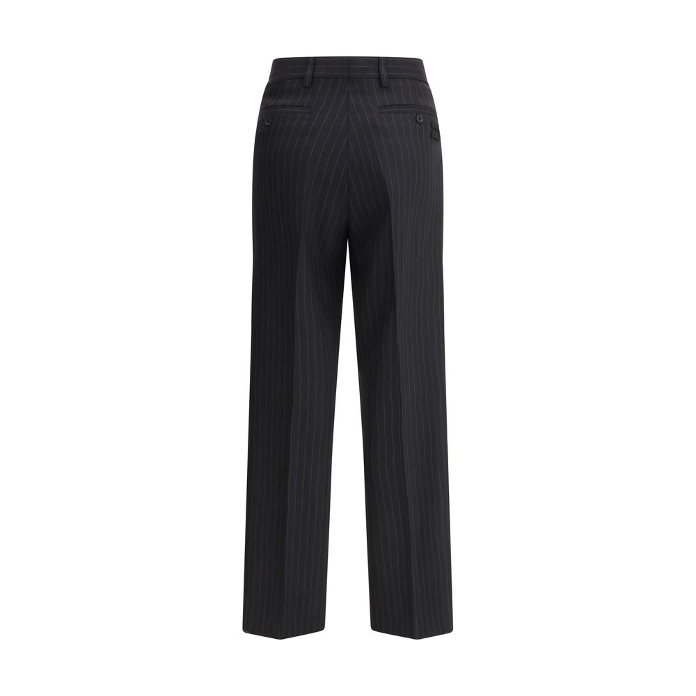 Miu Miu Striped Tailored Trousers - Arichezz.store