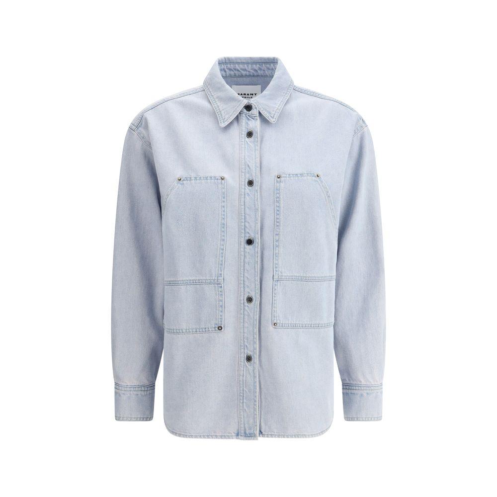 Marant Etoile Denim Shirt Jacket - Arichezz.store