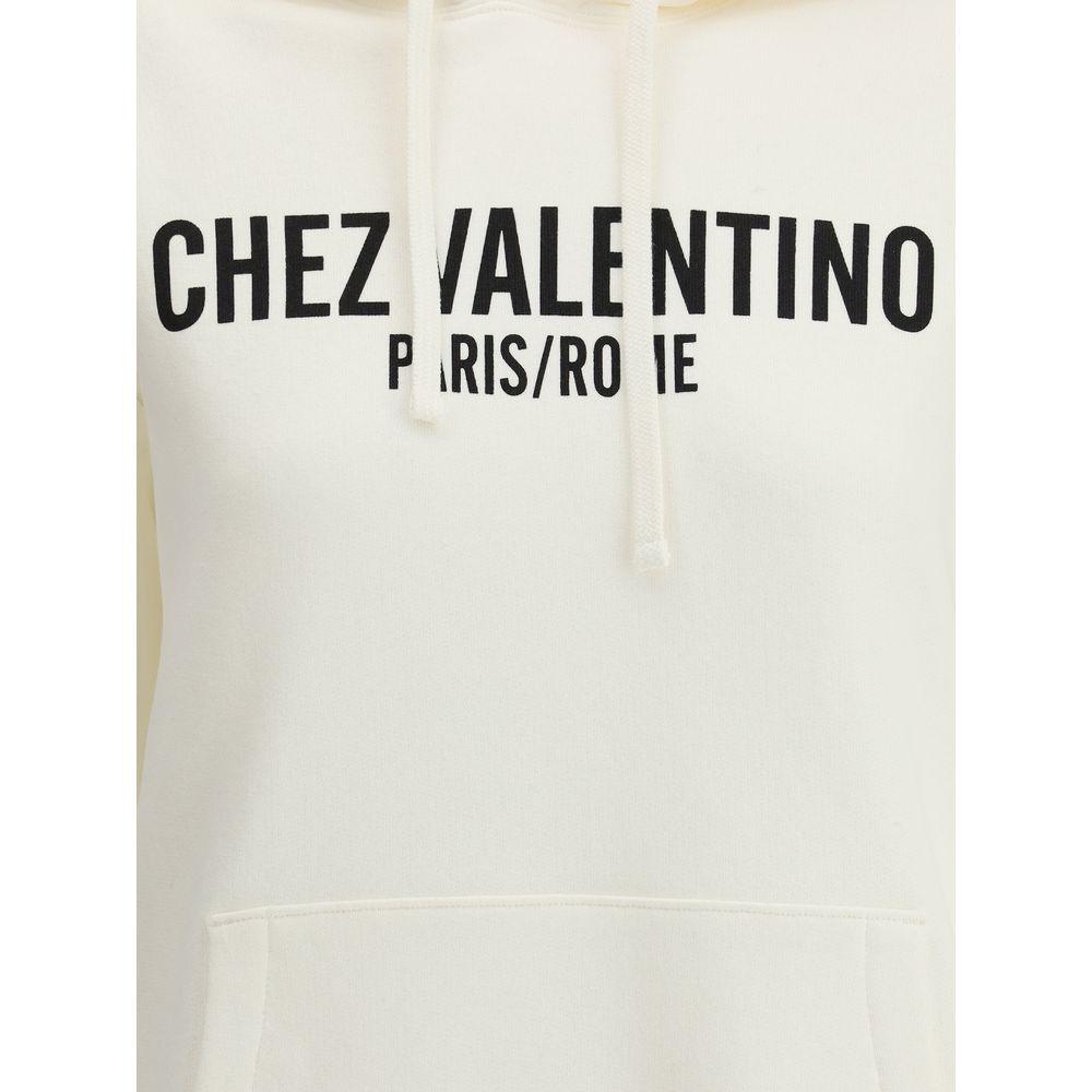 Valentino Pap Logo Cotton Hoodie - Arichezz.store