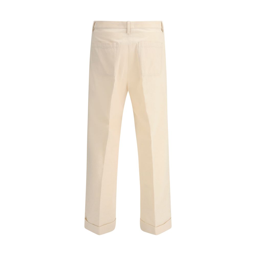 Valentino Pap Wide leg cotton Pants - Arichezz.store