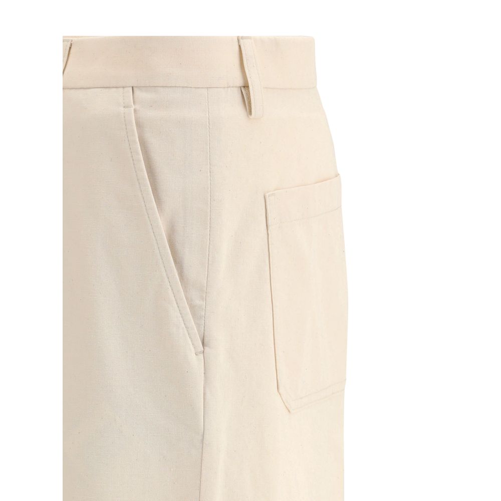 Valentino Pap Wide leg cotton Pants - Arichezz.store