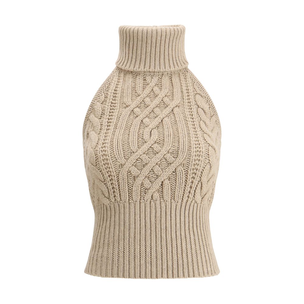 Magda Butrym Braided Turtleneck Top - Arichezz.store