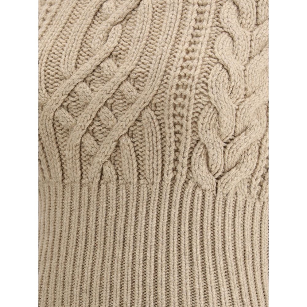 Magda Butrym Braided Turtleneck Top - Arichezz.store