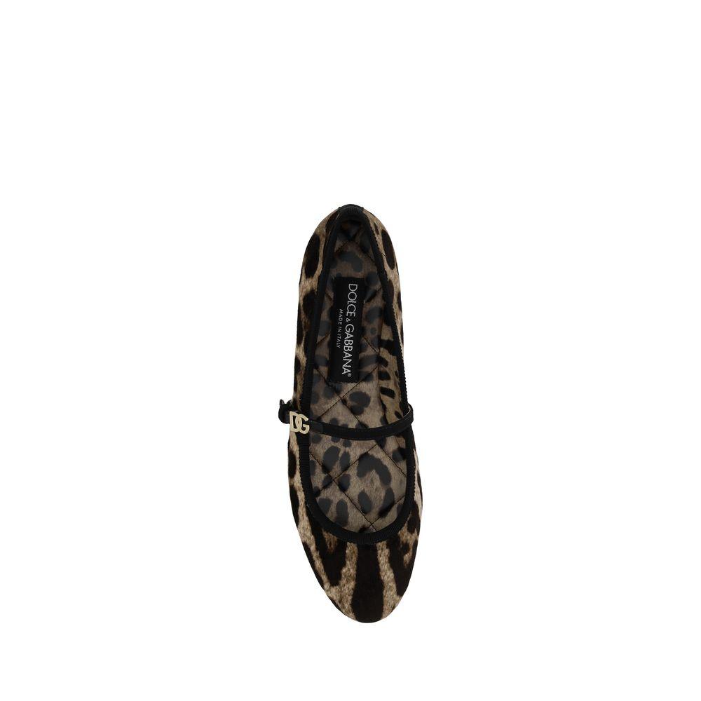 Dolce & Gabbana Leopard-print ballerinas - Arichezz.store