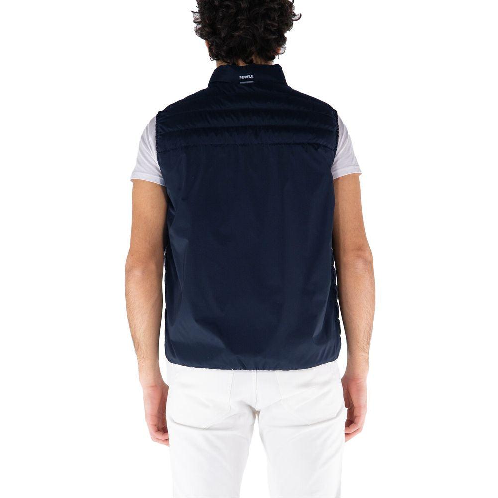 People Of Shibuya Green Polyester Men's Vest - Arichezz.store