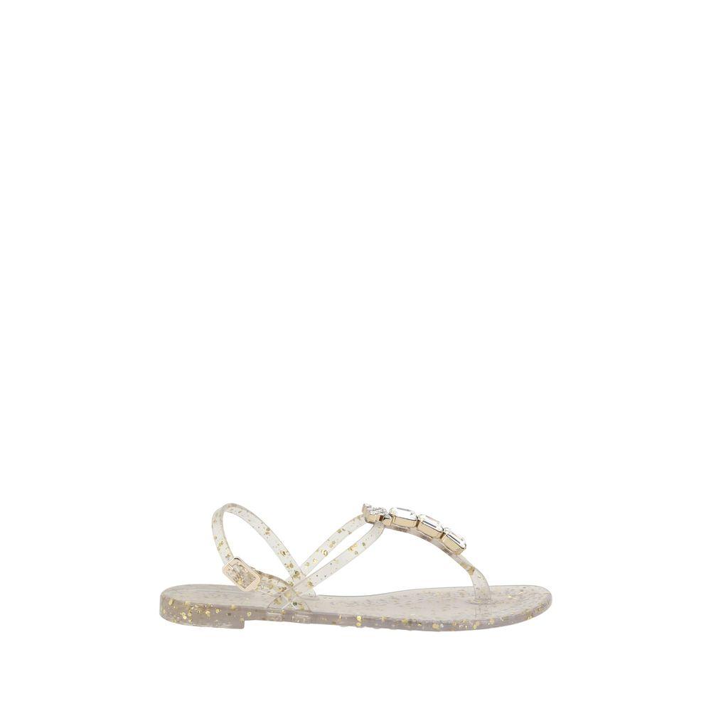 Casadei Swarovski Jelly Sandals - Arichezz.store