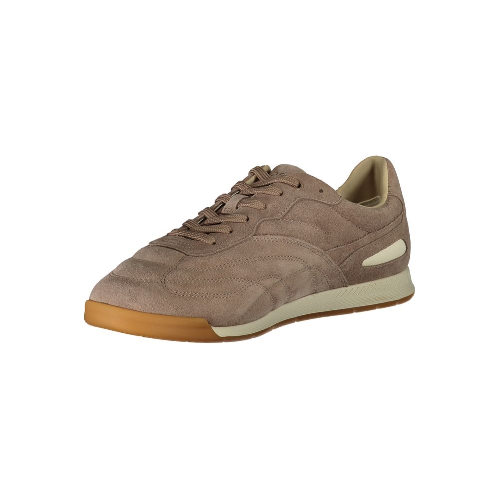 Hugo Boss Brown Polyester Sneaker