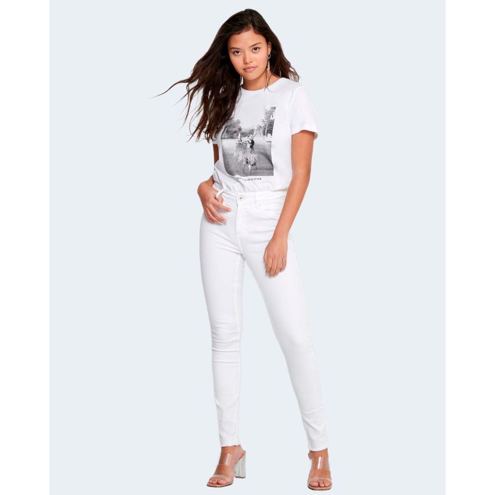 Only White Cotton Jeans & Pant