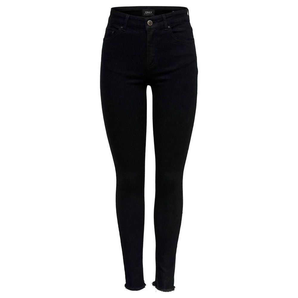 Only Black Cotton Jeans & Pant