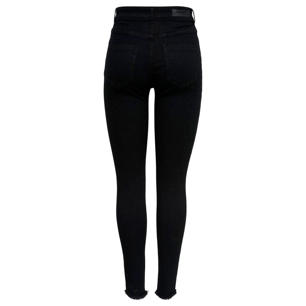 Only Black Cotton Jeans & Pant