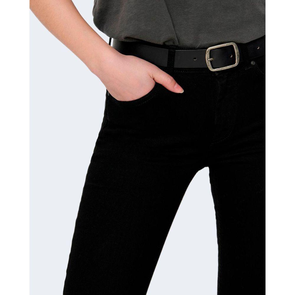 Only Black Cotton Jeans & Pant