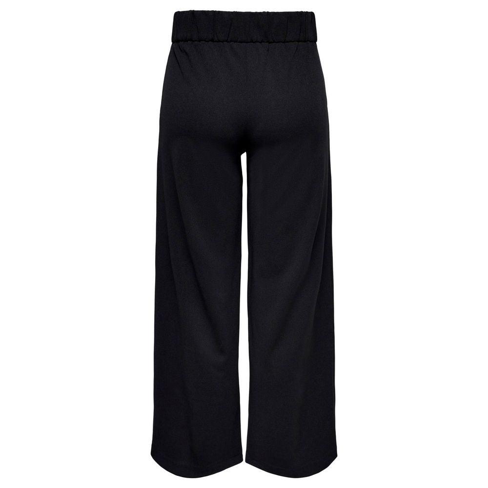 Jacqueline De Yong Black Polyester Jeans & Pant