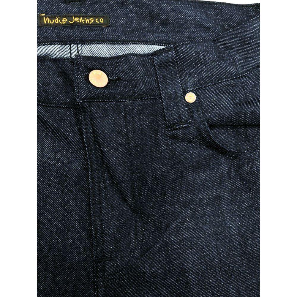 Nudie Jeans Blue Cotton Men Jeans