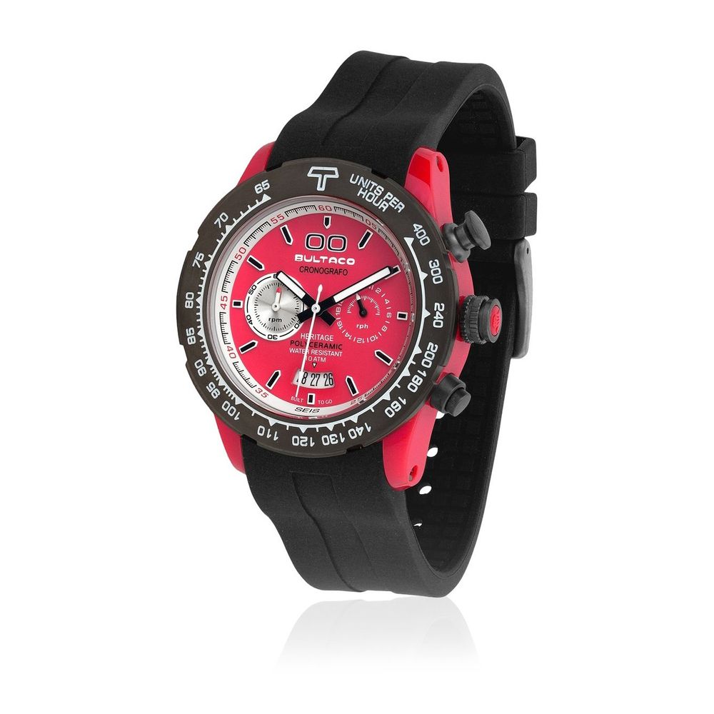 Bultaco Black Rubber Watch - Arichezz.store