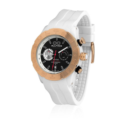 Bultaco White Rubber Watch