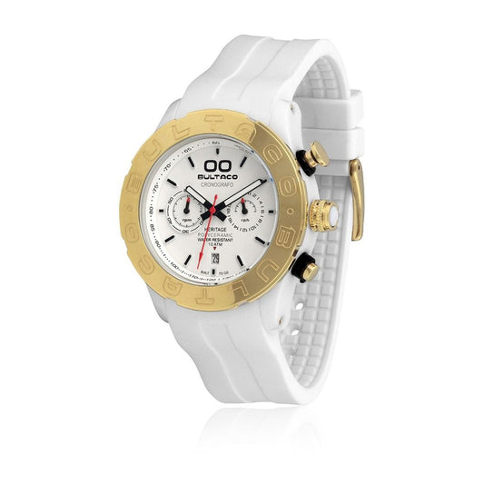 Bultaco White Rubber Watch - Arichezz.store