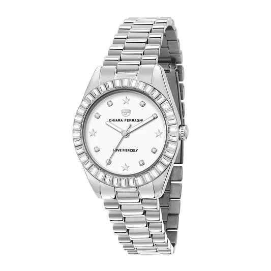 Chiara Ferragni Silver Stainless Steel Watch - Arichezz.store