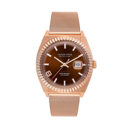 Jason Hyde Rose Gold Textile Watch - Arichezz.store