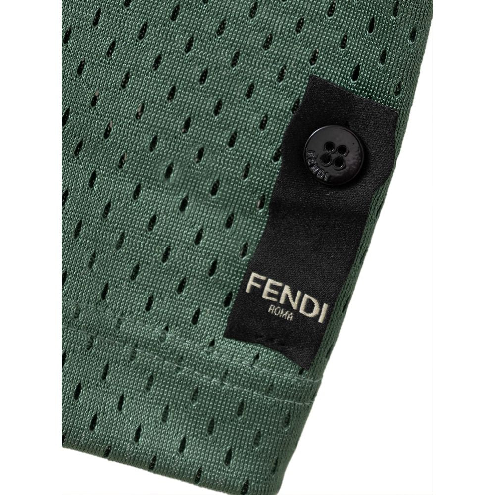 Fendi Multicolor Cotton Polo Shirt 67