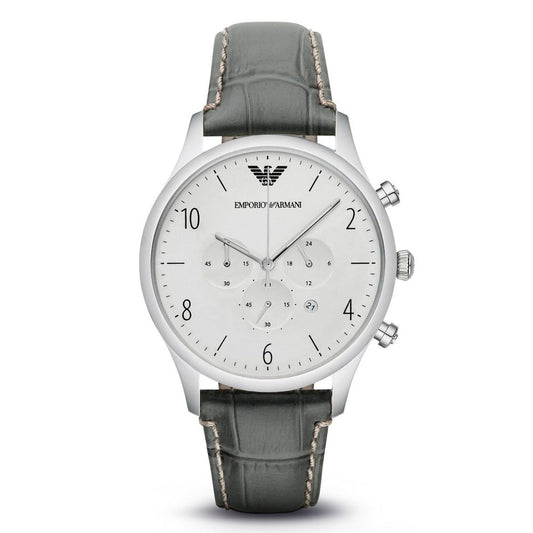 Armani Green Leather Watch - Arichezz.store