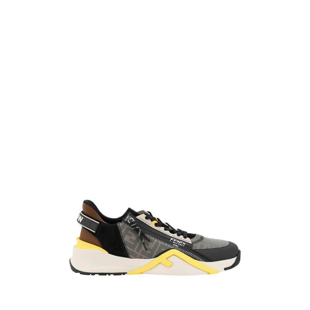 Fendi Flow Leather Sneakers