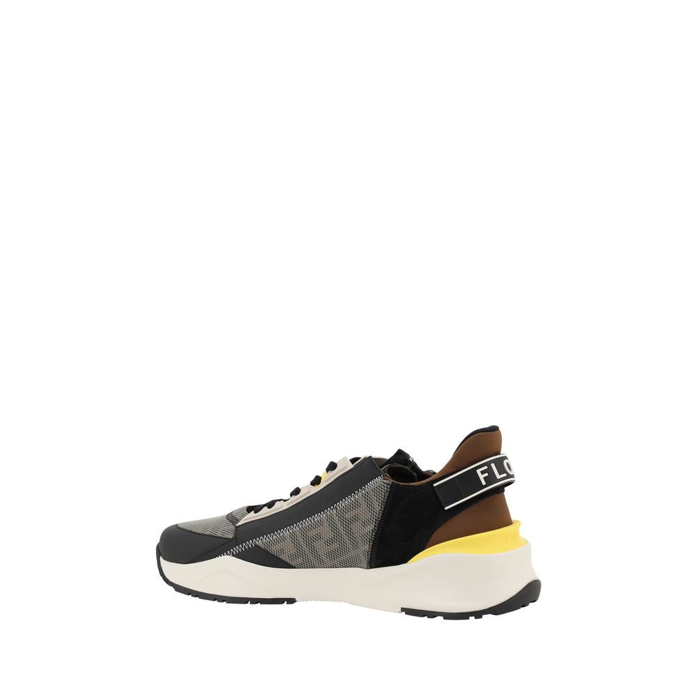 Fendi Flow Leather Sneakers