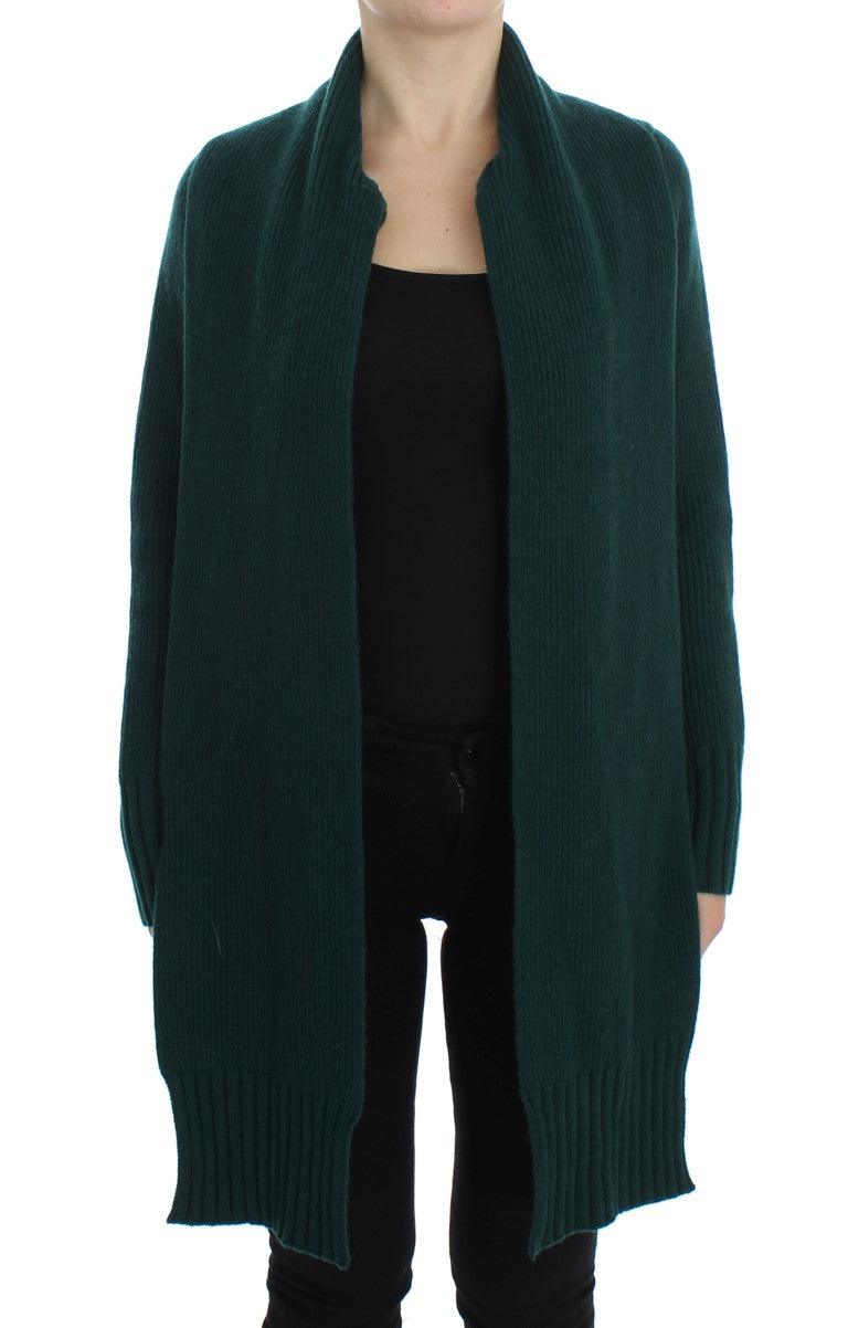 Dolce & Gabbana Elegant Green Cashmere Cardigan Sweater - Arichezz.store