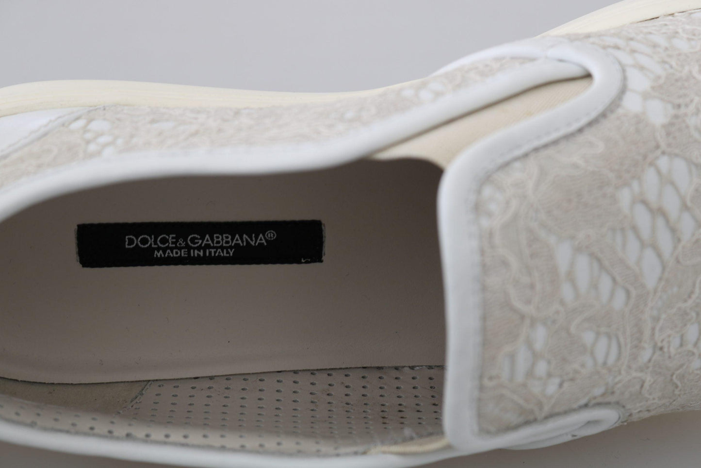 Dolce & Gabbana Elegant Off White Loafers for Ladies - Arichezz.store