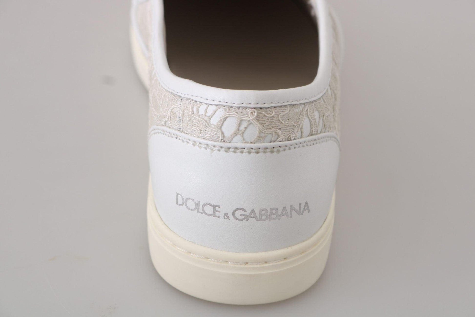 Dolce & Gabbana Elegant Off White Loafers for Ladies - Arichezz.store