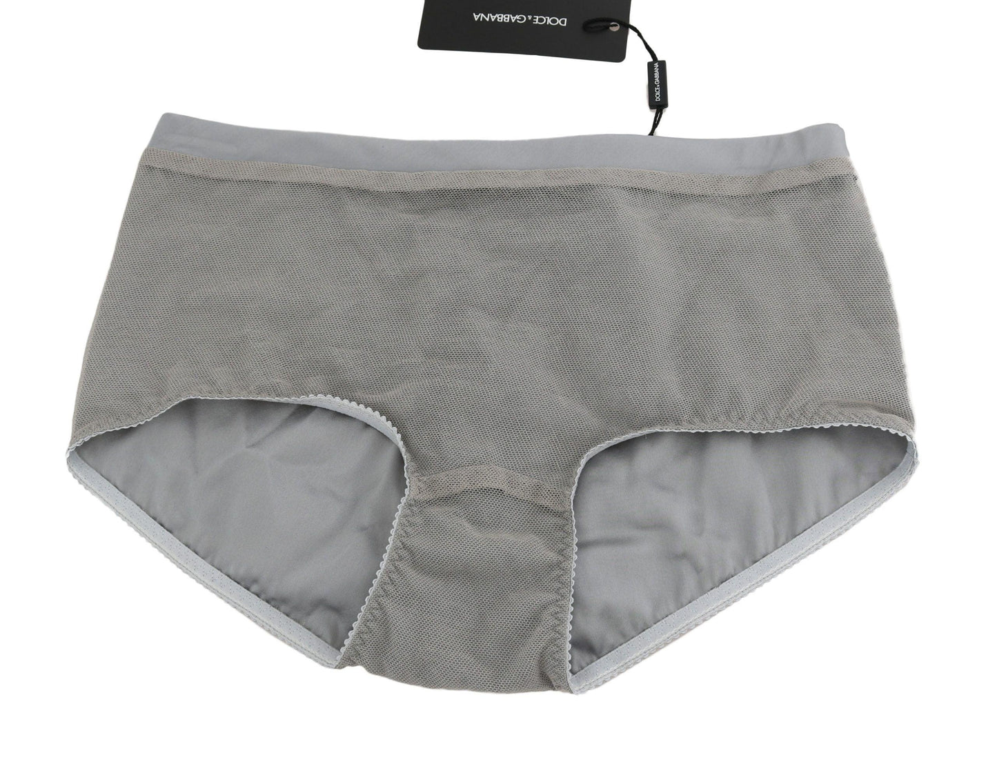 Dolce & Gabbana Shimmering Silver Stretch Cotton Underwear - Arichezz.store