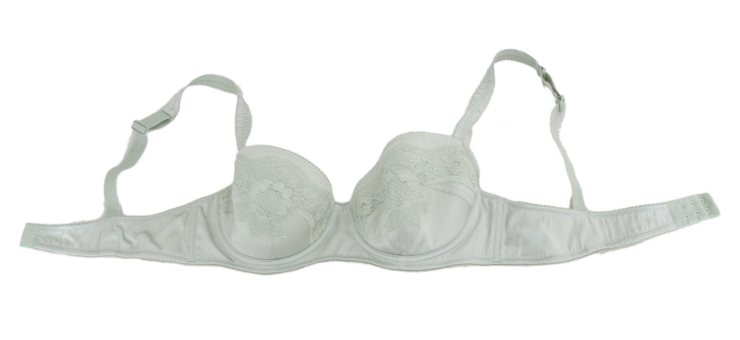 Dolce & Gabbana Elegant Floral Lace Silk Bra - Arichezz.store