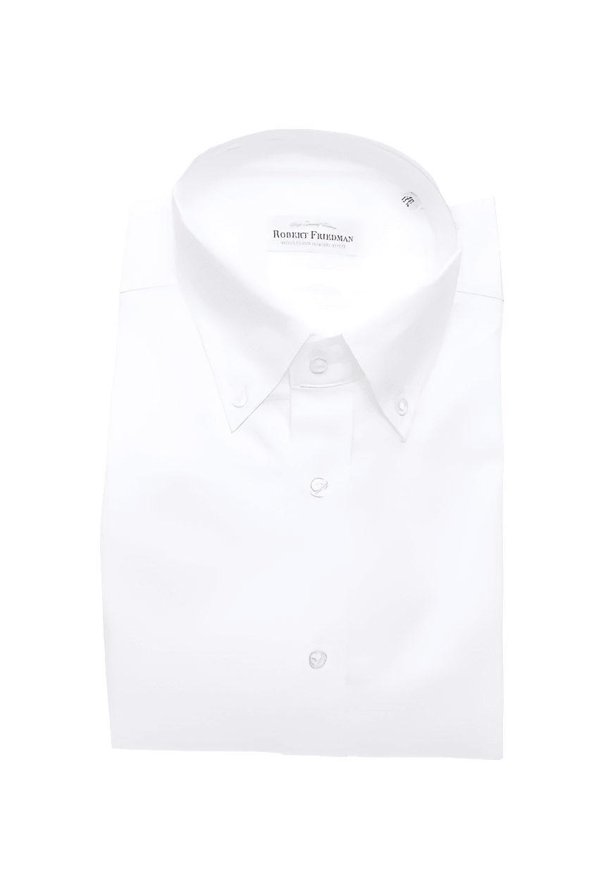 Robert Friedman White Cotton Men Shirt - Arichezz.store