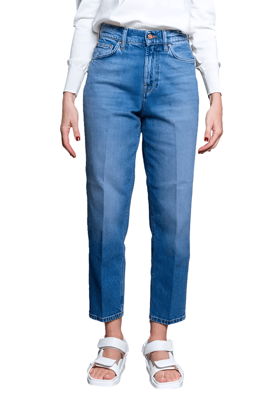 Don The Fuller Elevated Blue High-Waist Denim for Women