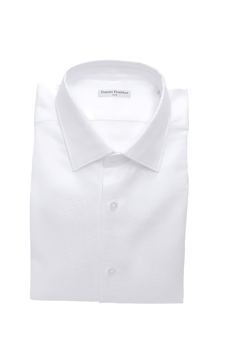 Robert Friedman White Cotton Men's Shirt - Arichezz.store