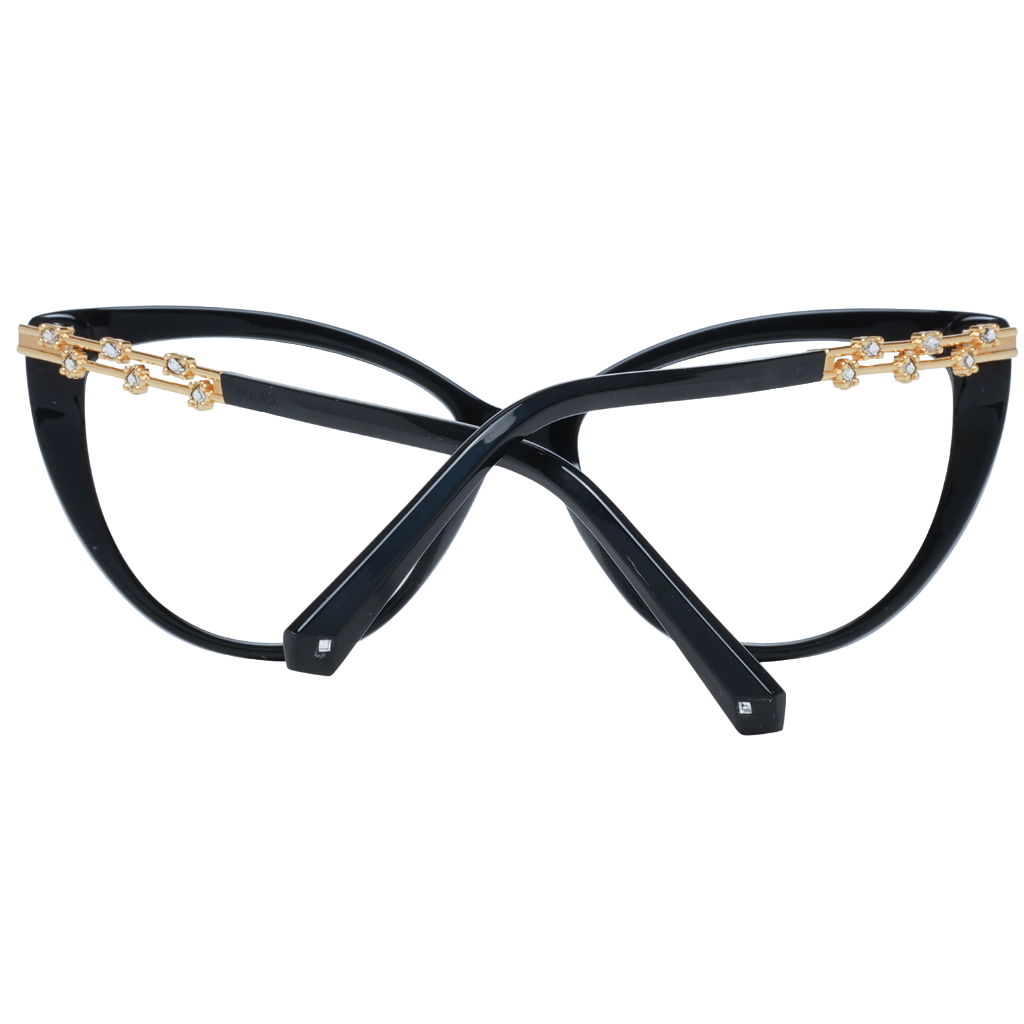 Swarovski Elegant Black Cat Eye Designer Eyeglasses